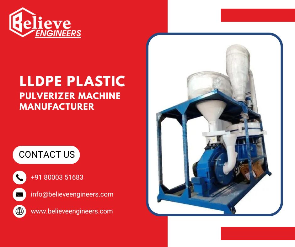 LLDPE Plastic Pulverizer Machine Manufacturer